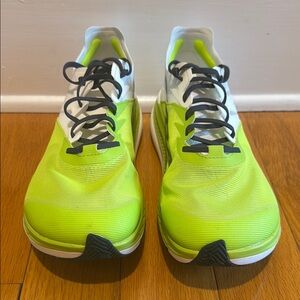Altra Green and White Athletic Shoes with Streamlined Design
